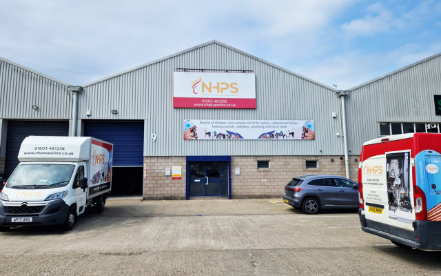 NHPS - Independent Heating & Plumbing Supplies - Store front and vans